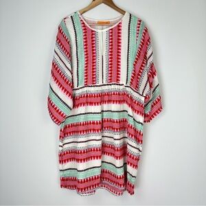 Oliphant Vibrant Striped Mini Dress